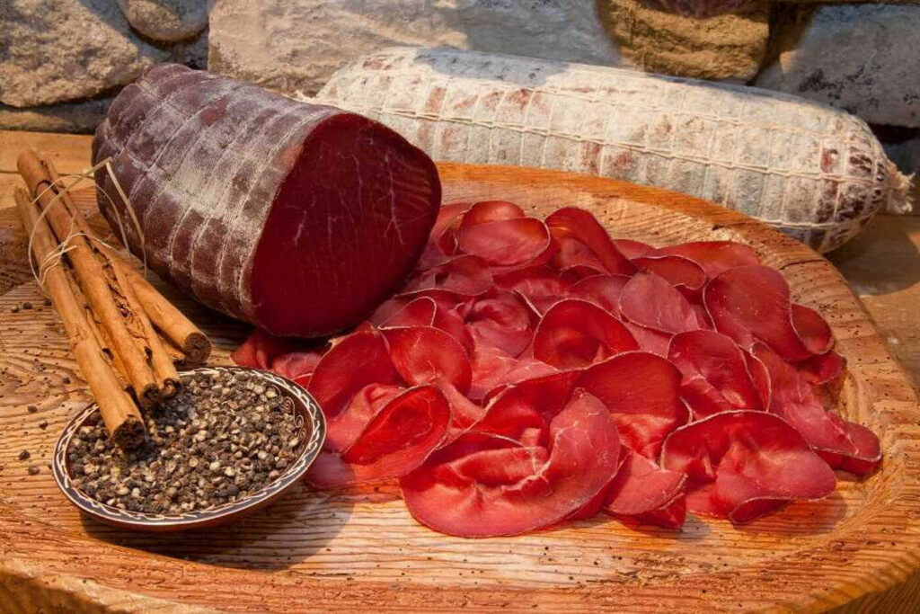 Bresaola Punta Anca I G P Valtellina Centro Frutta Dal